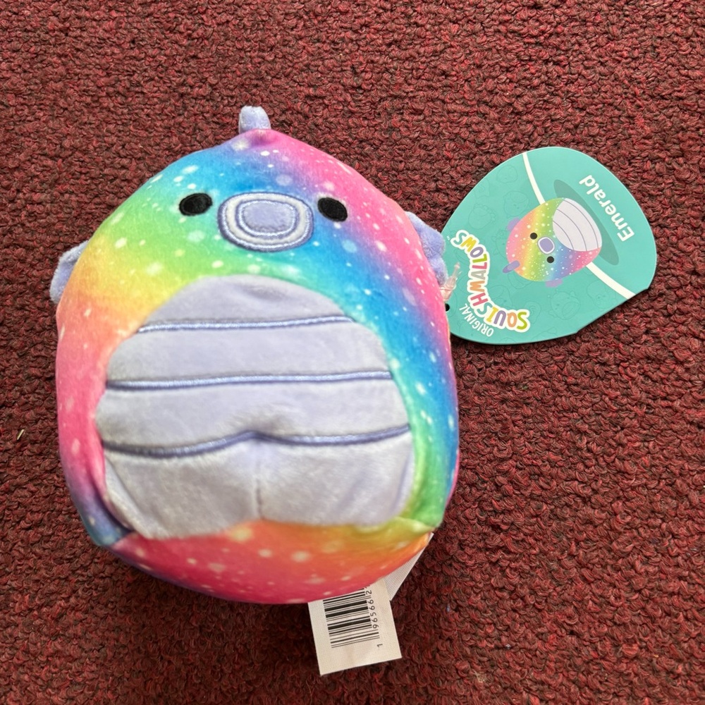 Squishmallows Emerald the Rainbow Seahorse 5” Stuffed Plush